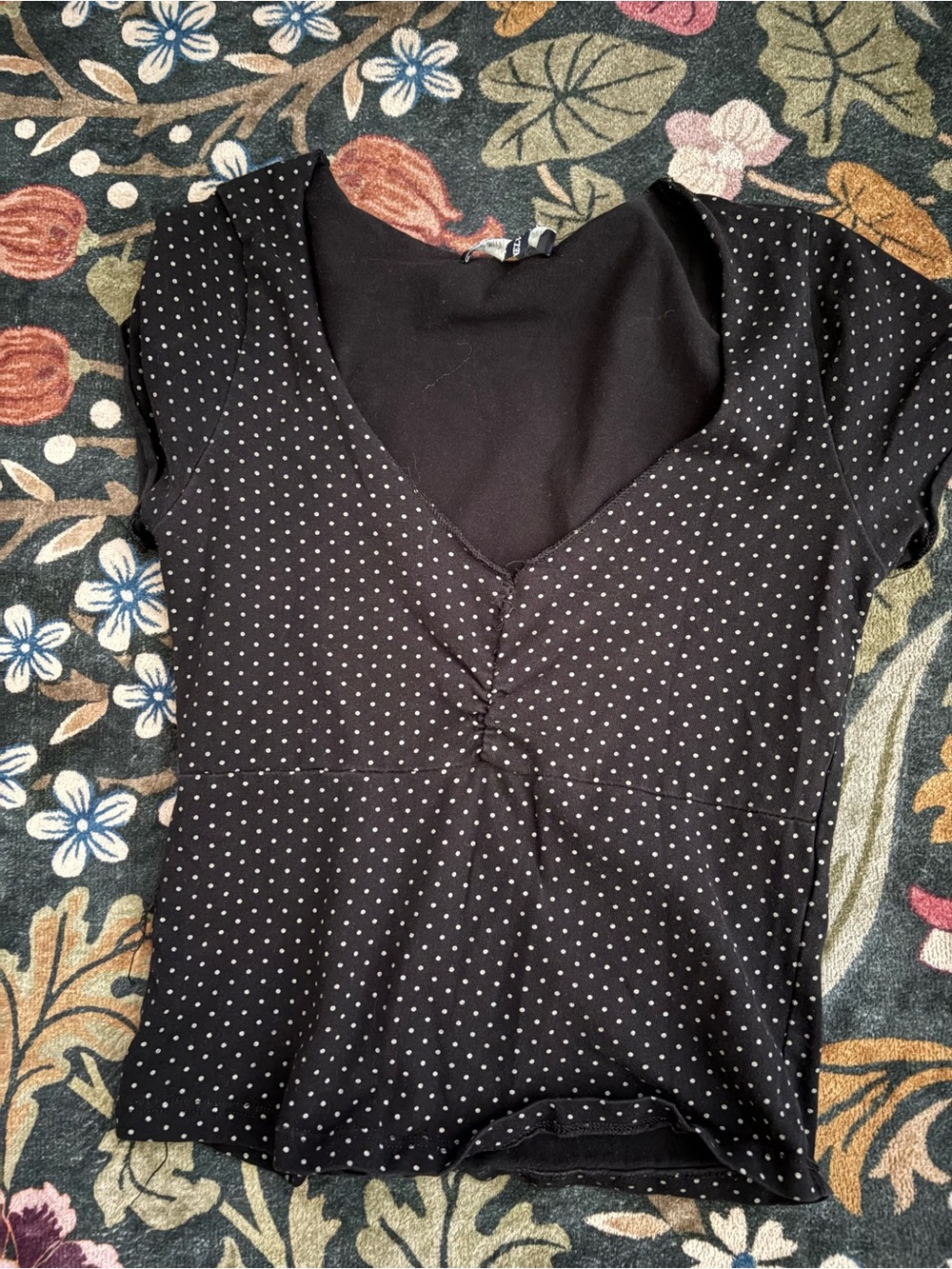 Brandy Melville Polka Dot Tiffany Top